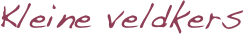 Kleine veldkers
